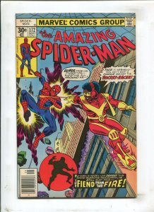 Amazing Spider-Man #172 - 1st App of Rocket Racer / Newsstand (7.0) 1977