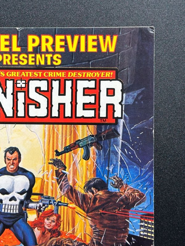 Marvel Preview #2 1975 - 1st Origin The Punisher; 1st app Dominic Fortune- VF+