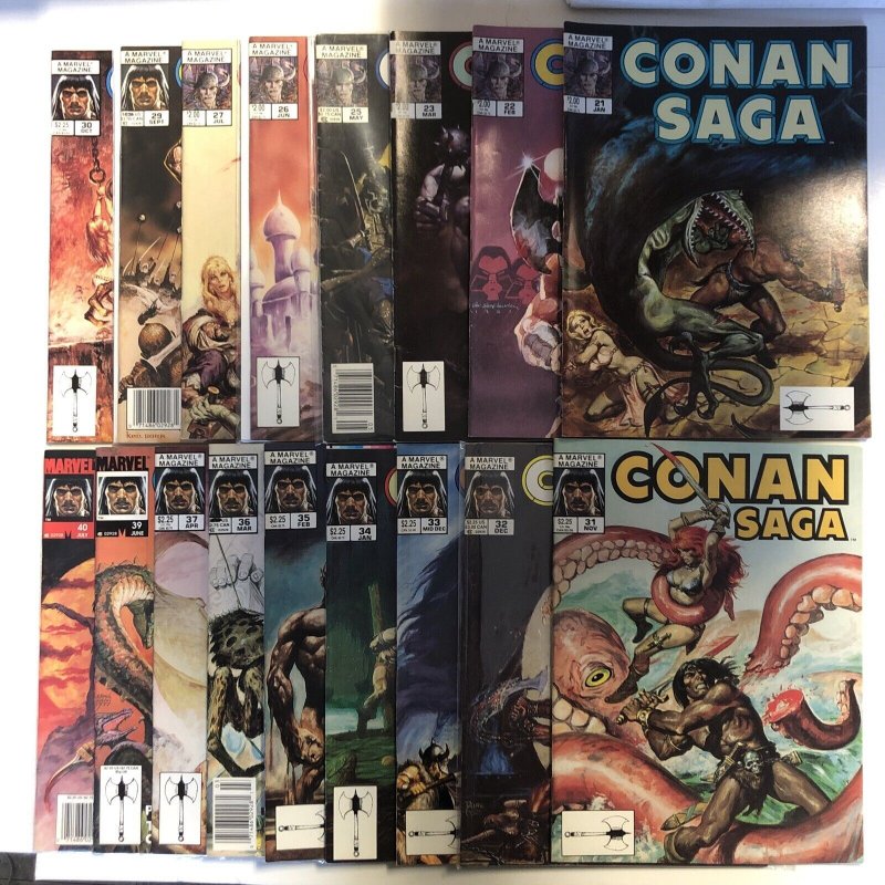 Conan Saga(1987) #1,2,4-23,25-27,29-37,39-54,58-85,87-90,92-97 (VG To VF) Marvel