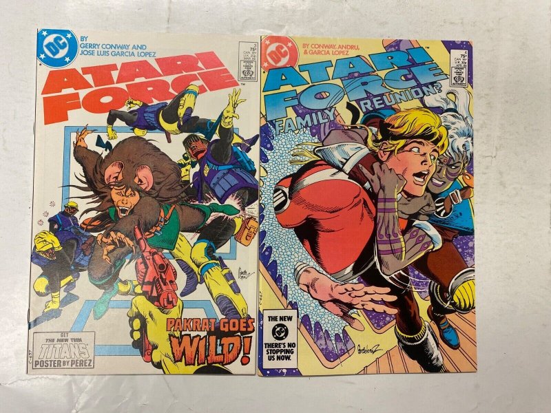 5 Atari Force DC comic books Special #1 #2 3 4 5 24 KM40