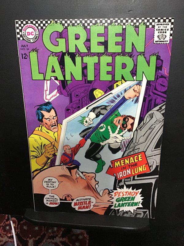 Green Lantern #54 (1967) High-grade first Missile Man!  VF/NM Wow!