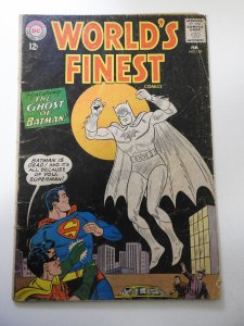 World's Finest Comics #139 (1964) GD- Condition Centerfold detached