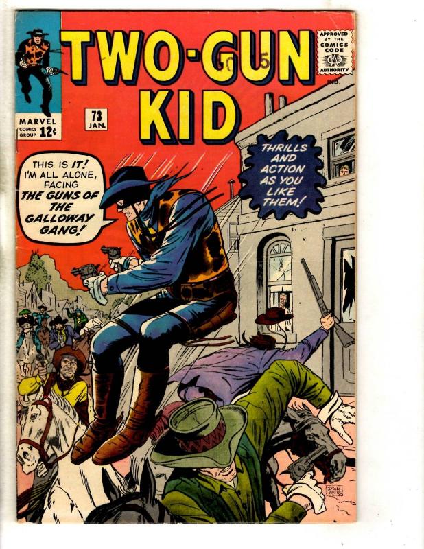 Two-Gun Kid # 73 FN- Marvel Western Comic Book Cowboys Sheriff Galloway Gang JL8