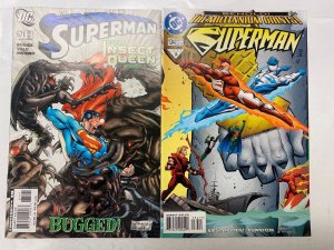 5 DC comic books Superman #671 134 139 Superman Man of Tomorrow #3 11 32 KM16