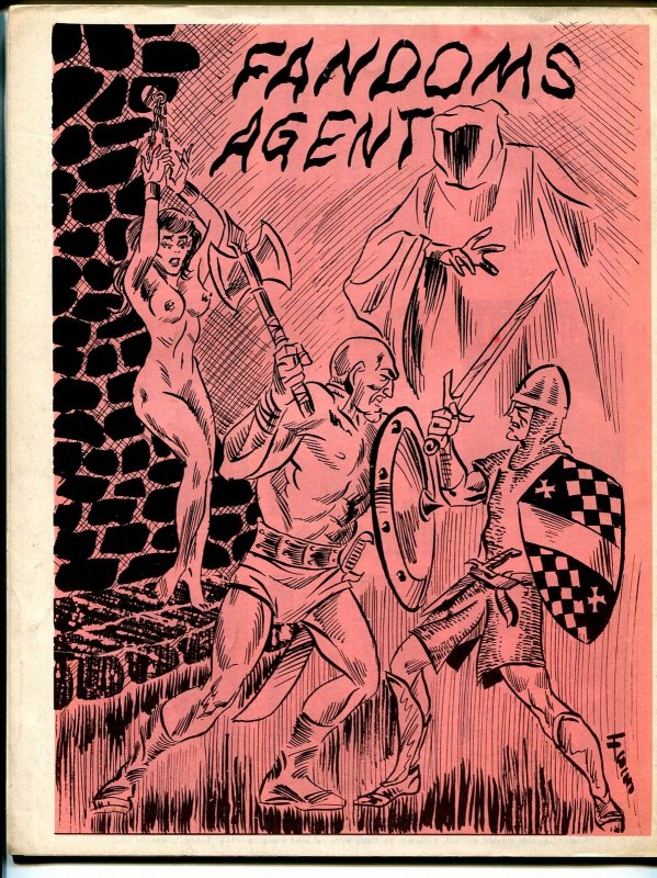 Fandom's Agent #8 1969-reproduction comic covers-Dick Mosso cover-G