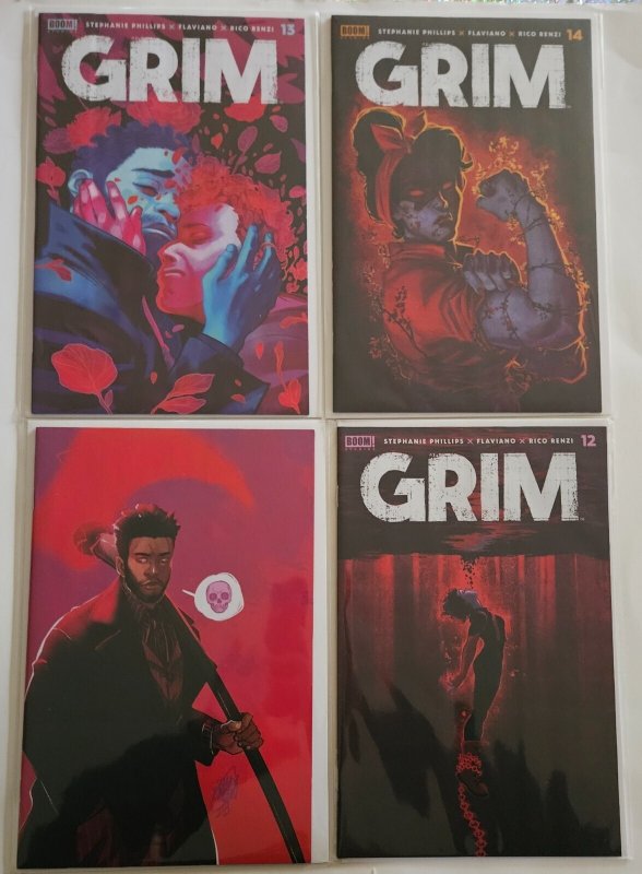 GRIM #1-25 Comic Set 1st print BOOM 2022 Stephanie Phillips PLUS EXTRAS