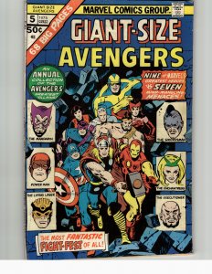 Giant-Size Avengers #5 (1975) The Avengers