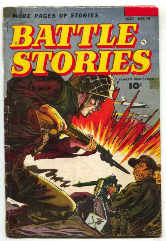 Battle Stories #10 1953- Final issue- Bill Battle G/VG 