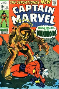 Captain Marvel (1st Series) #18 VG ; Marvel | low grade comic Roy Thomas