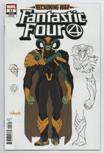 Fantastic Four #43 RB Silva Concept Art Variant (Marvel, 2022) NM 