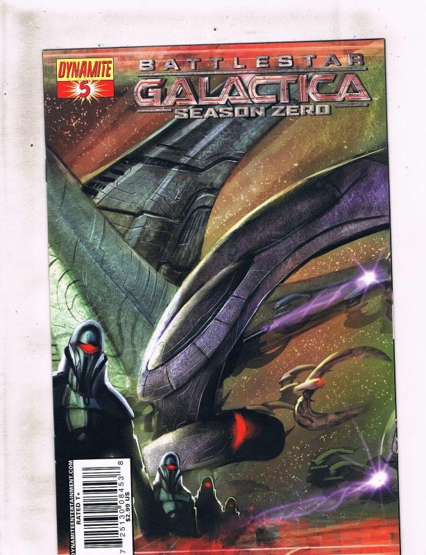 Lot of 2 Battlestar Galactica Season Zero Dynamite Comic Books #5 6 BF5 