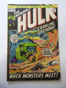 The Incredible Hulk #151 (1972) VG- Condition