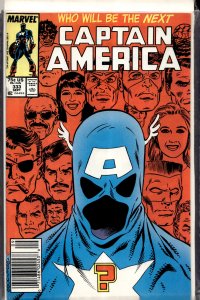 Captain America #333 (1987) Captain America [Key Issue]