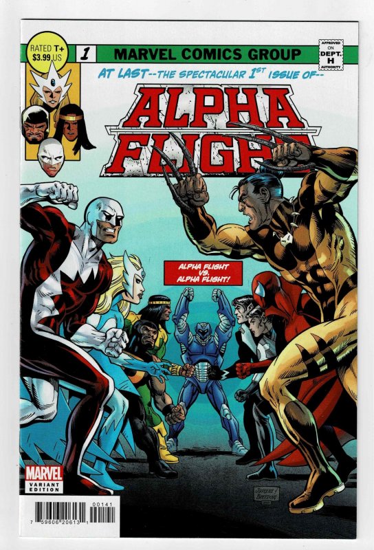 Alpha Flight #1D (2023) NM++ (9.7) Fat Mouse Rating. See Description!