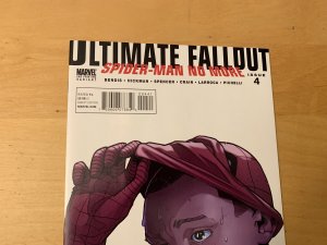 ULTIMATE FALLOUT 4, NM (9.4 - 9.6) 2ND PRINT MILES MORALES UNMASKING VARIANT