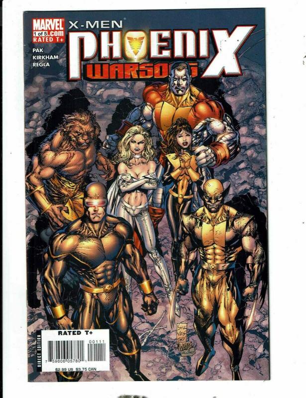 10 Comics Phoenix Warsong # 1 2 3 4 5 + X-Campus # 1 2 3 4 + Nightcrawler CJ18