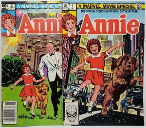 ANNIE #1 and #2-MARVEL COMIC-MOVIE ADAPTAION both for 1 price NM