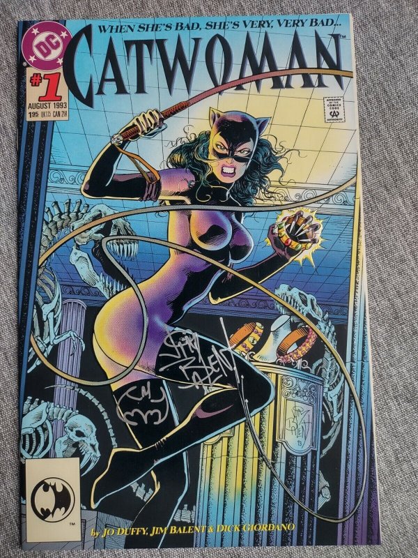 CATWOMAN #1 NM Signed And Remarked By Jim Balent Key Issue Costume Just Resumed  