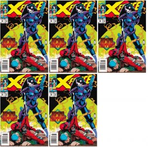 X-Force #23 Newsstand Cover Marvel Comics - 5 Comics