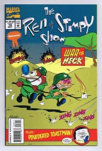 Red and Stimpy #18 ORIGINAL Vintage 1994 Marvel Comics Powdered Toastman