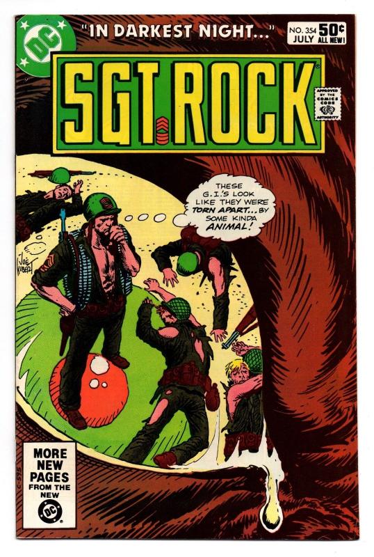 Sgt. Rock #354 - (Very Fine+)