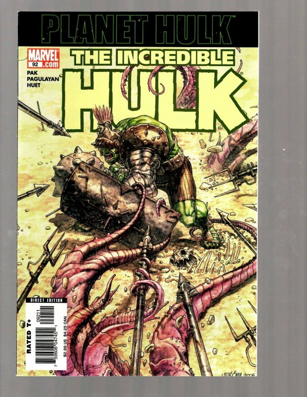 The Incredible Hulk # 92 NM 1st Print Marvel Comic Book Planet Hulk 1st AP RB27