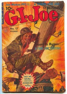 G.I. Joe #17 1952- Norman Saunders cover- Golden Age comics VG 