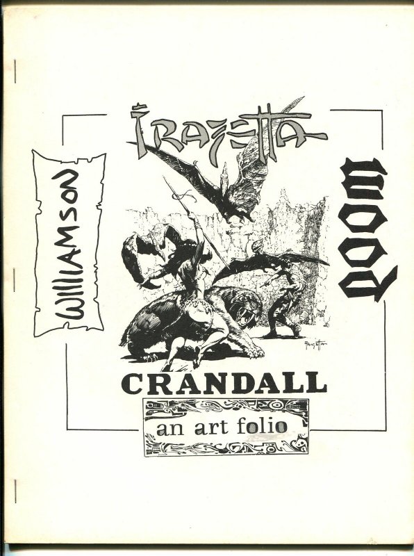Frazetta-Wood-Crandall-Williamson-An Art Folio 1960's-28 pages-FN/VF