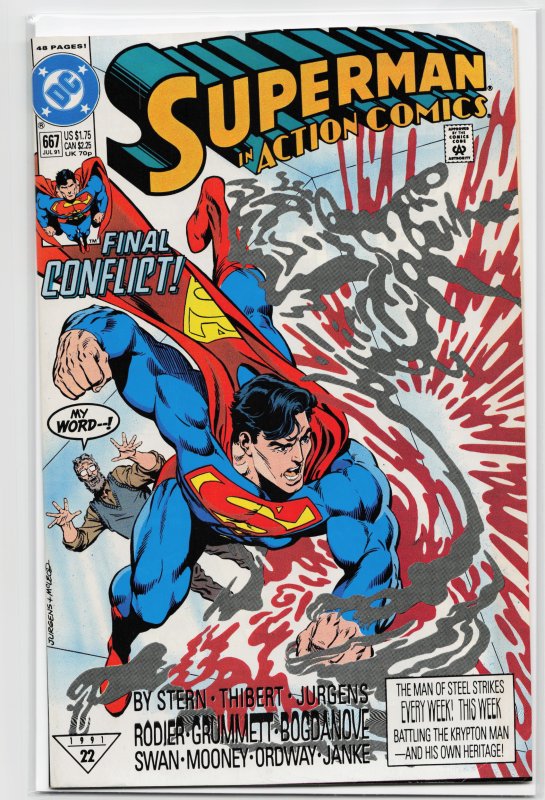 Action Comics #667 (1991) Superman