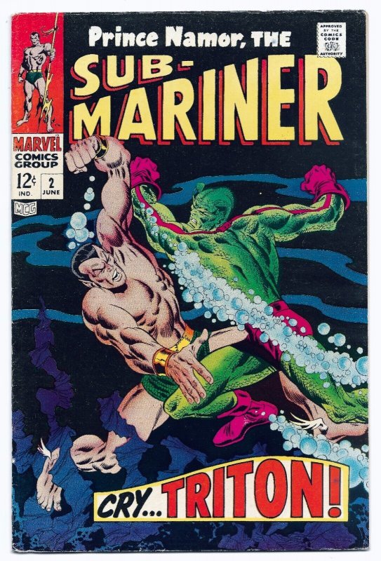 Sub-Mariner #2 (1968) VF