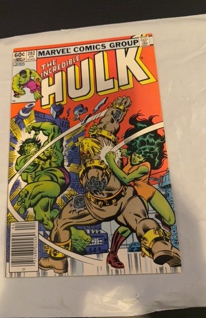 The Incredible Hulk #282 (1983)Hulk/Shehulk 1st teamup
