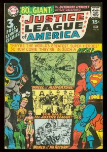 JUSTICE LEAGUE OF AMERICA #58 80 PAGE GIANT #41 1967 FN