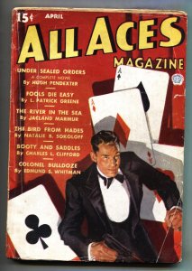 All Aces #1 April 1936 Crime Pulp Magazine-Super Rare!