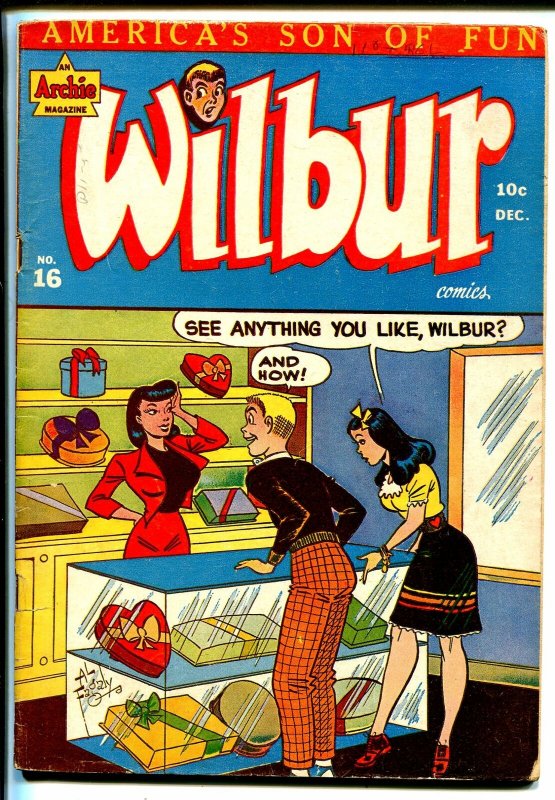 Wilbur #16 1947-MLJ-spicy Good Girl Art-Katy Keen-Bill Woggon-lingerie poses-FN-