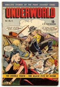 Underworld #8 1949- Golden Age comic- Kid Broadway F/VF