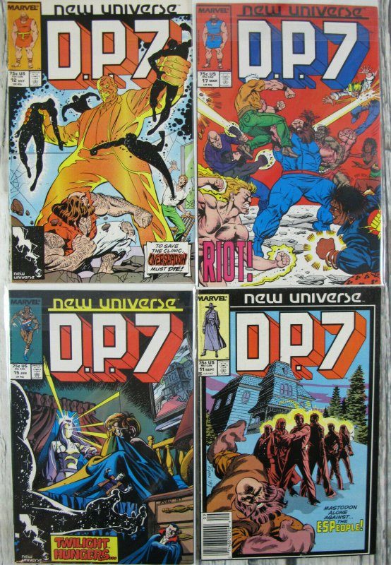 DP 7 New Universe Marvel 1986 Comic Lot #1 2 3 4 5 6 11 12 13 14 15 16 17 18 VF