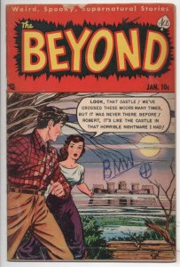 THE BEYOND #8, VG+, Ken Rice cover, Pre-Code Golden Age, 1951, Ace