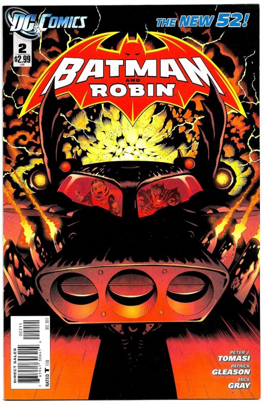 BATMAN and ROBIN #1 & 2   (2011 series) 9.0 VF/NM  NEW 52  • Bruce & Son Damian