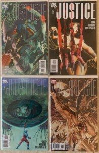 JUSTICE 1-12 + VARIANTS OF 2, 12 | DC 2005-2007 | COMPLETE SERIES | VF TO VF/NM