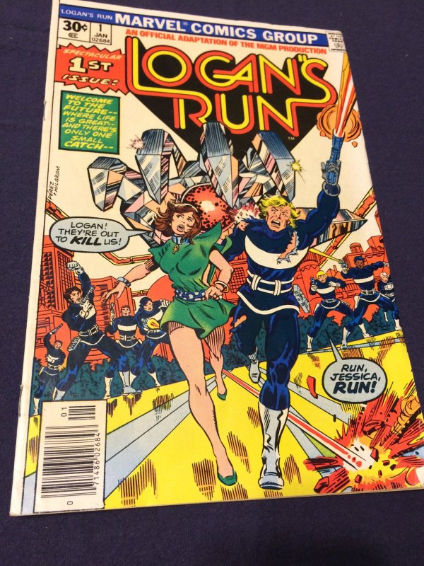 Logan's Run #1 FN/VF (1977) Marvel Comics 1st Issue