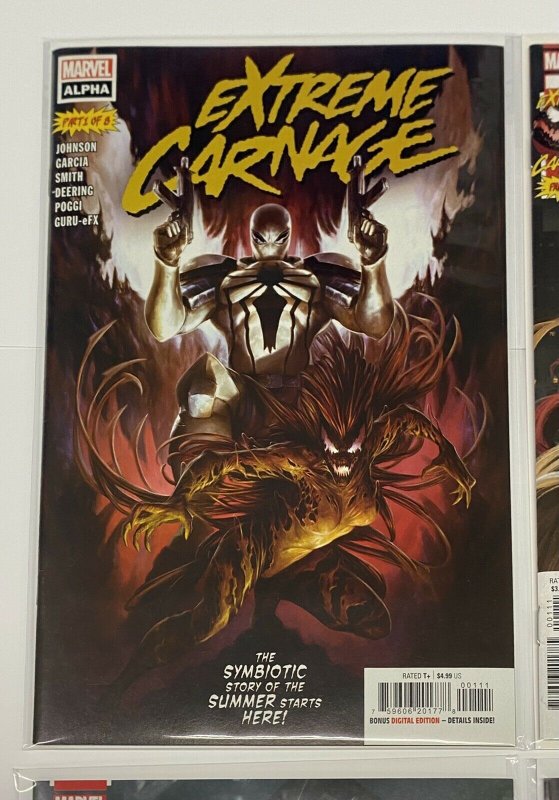 EXTREME CARNAGE BUNDLE SET ALPHA SCREAM PHAGE RIOT TOXIN AGONY MARVEL 2021