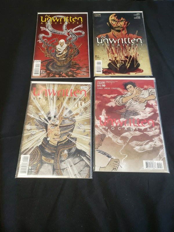 THE UNWRITTEN: APOCALYPSE 11PC (VF/NM) ISSUES #1-11, BAGGED & BOARDED 2014-15