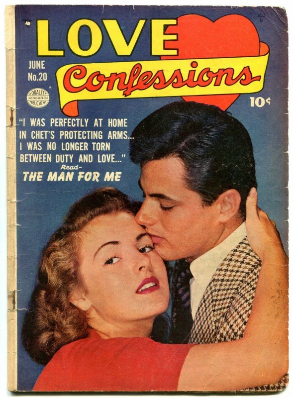 Love Confessions #20 1952- Golden Age Romance- Bill Ward G/VG