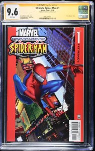 Ultimate Spider-man (2000) # 1 (CGC 9.6 SS) Signed Mark Barley