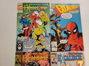 4 Excalibur Marvel Comic Books #13 14 42 53 53 TJ28