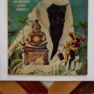 GHOST STORIES #8 (DELL 1964) AZTEC CURSE! Horror & Sci-Fi Anthology Silver Age