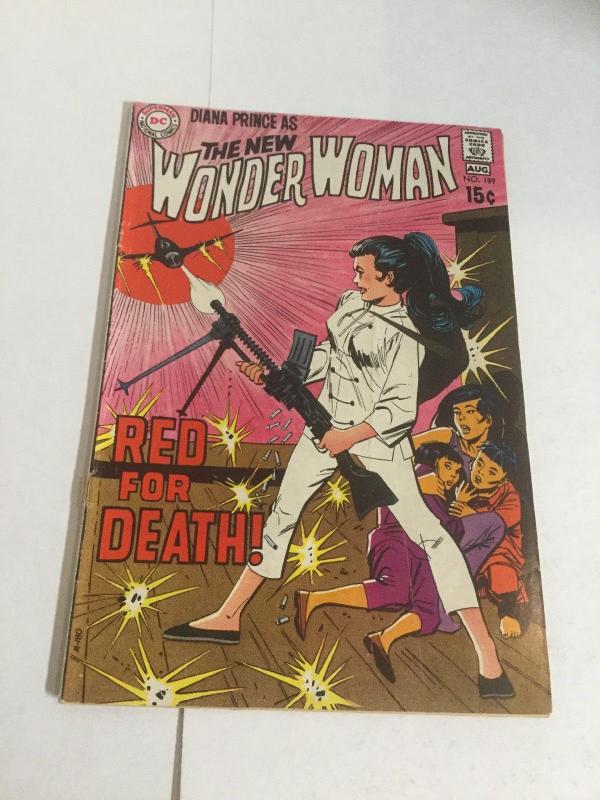 Wonder Woman 189 Vg Very Good 4.0 Cover Detached DC Comics Silver Age