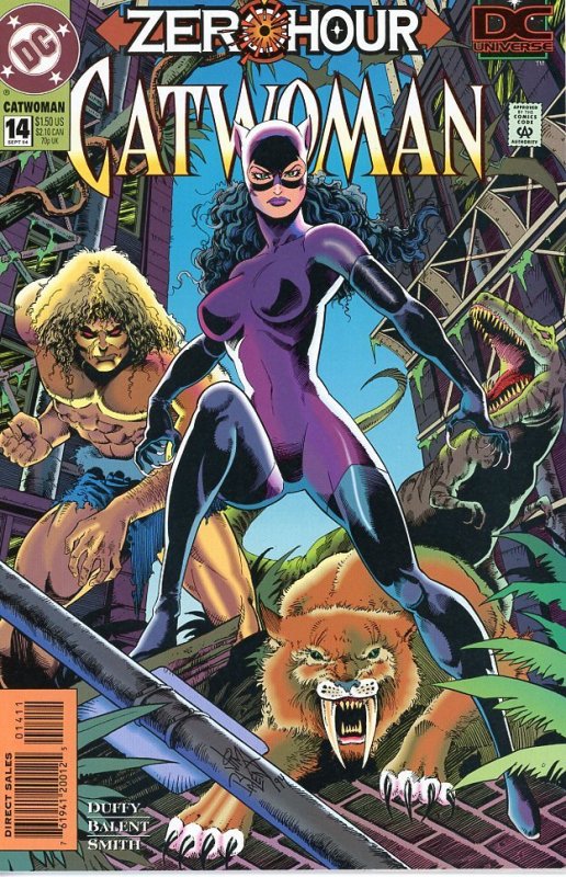 Catwoman #14 1994  9.0 (our highest grade)  Jim Balent Art!  Zero Hour!