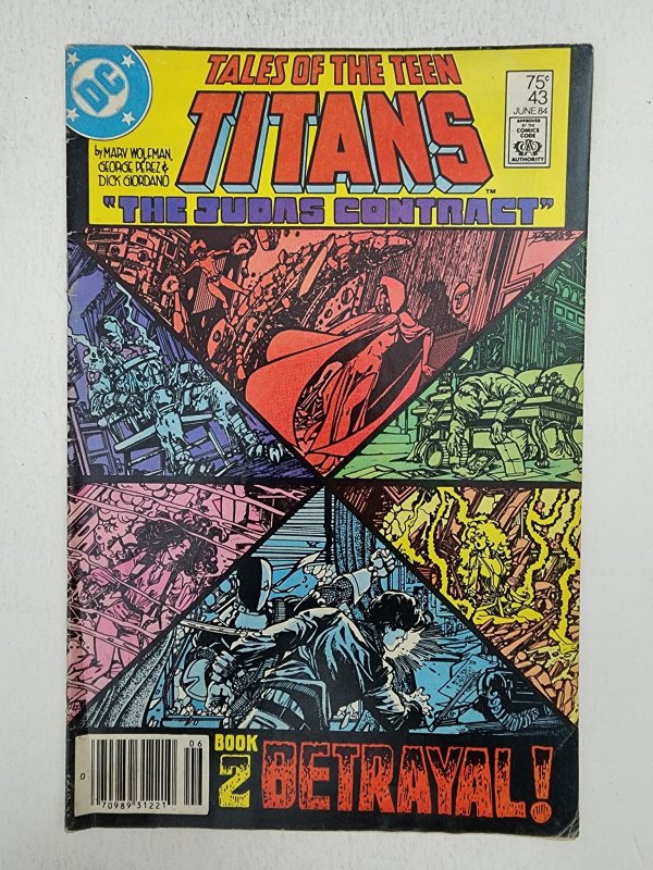 Tales of the Teen Titans #43 (1984) Newstand 1st appearance of Jericho