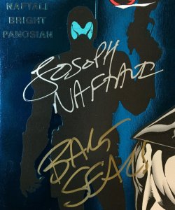 THE DARK #1 (BLUE COVER) SIGNED BY BART SEARS, AND JOSEPH NAFTALI VF-NM